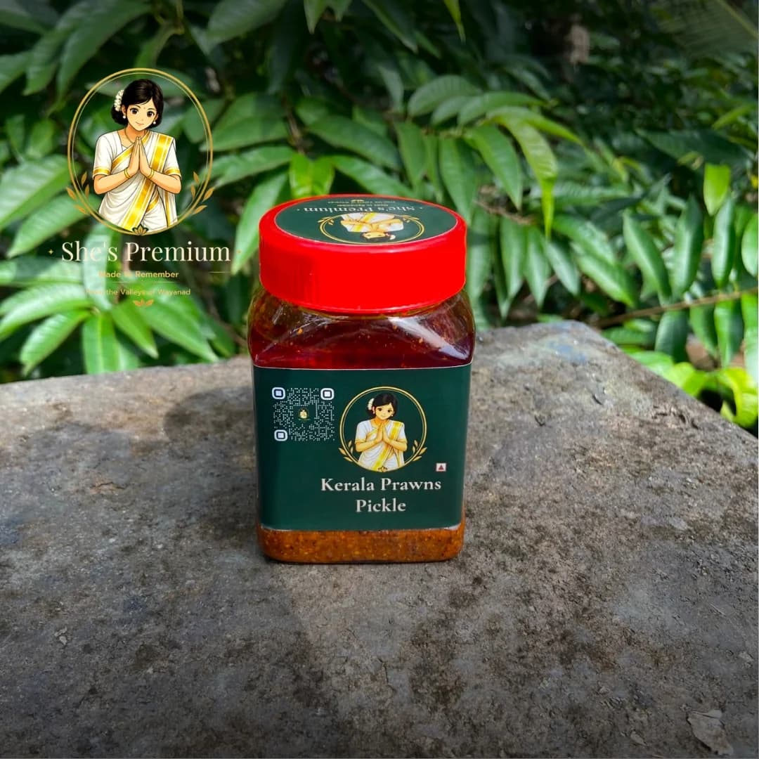 Kerala Prawns Pickle - Image 1 — She's Premium Foods