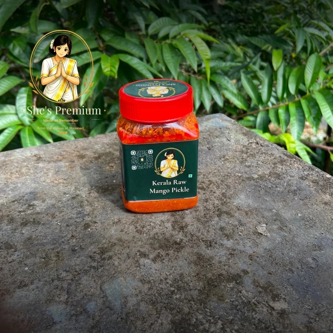 Kerala Raw Mango Pickle - Image 1 — She's Premium Foods