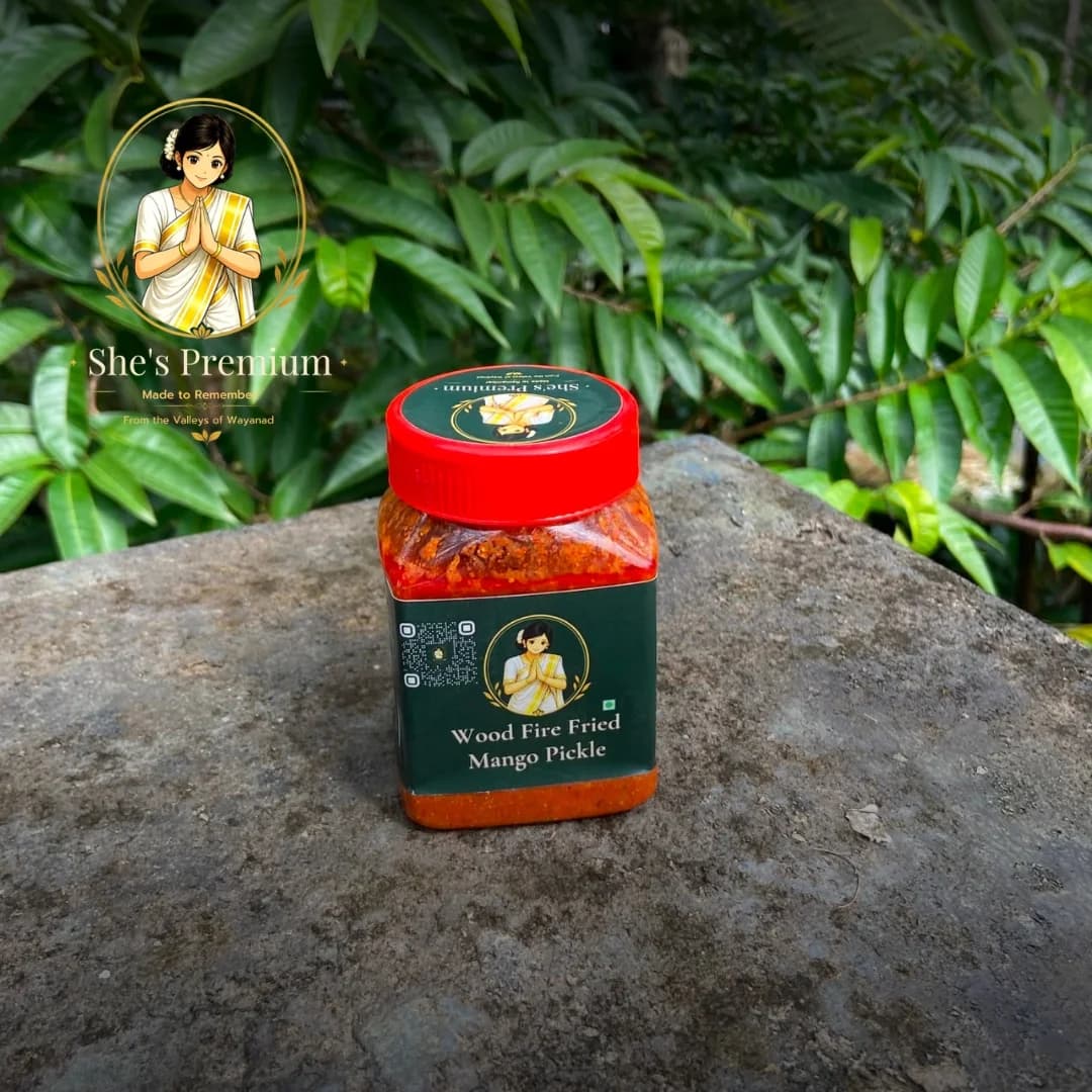 Wood Fire Fried Mango Pickle - Image 1 — She's Premium Foods